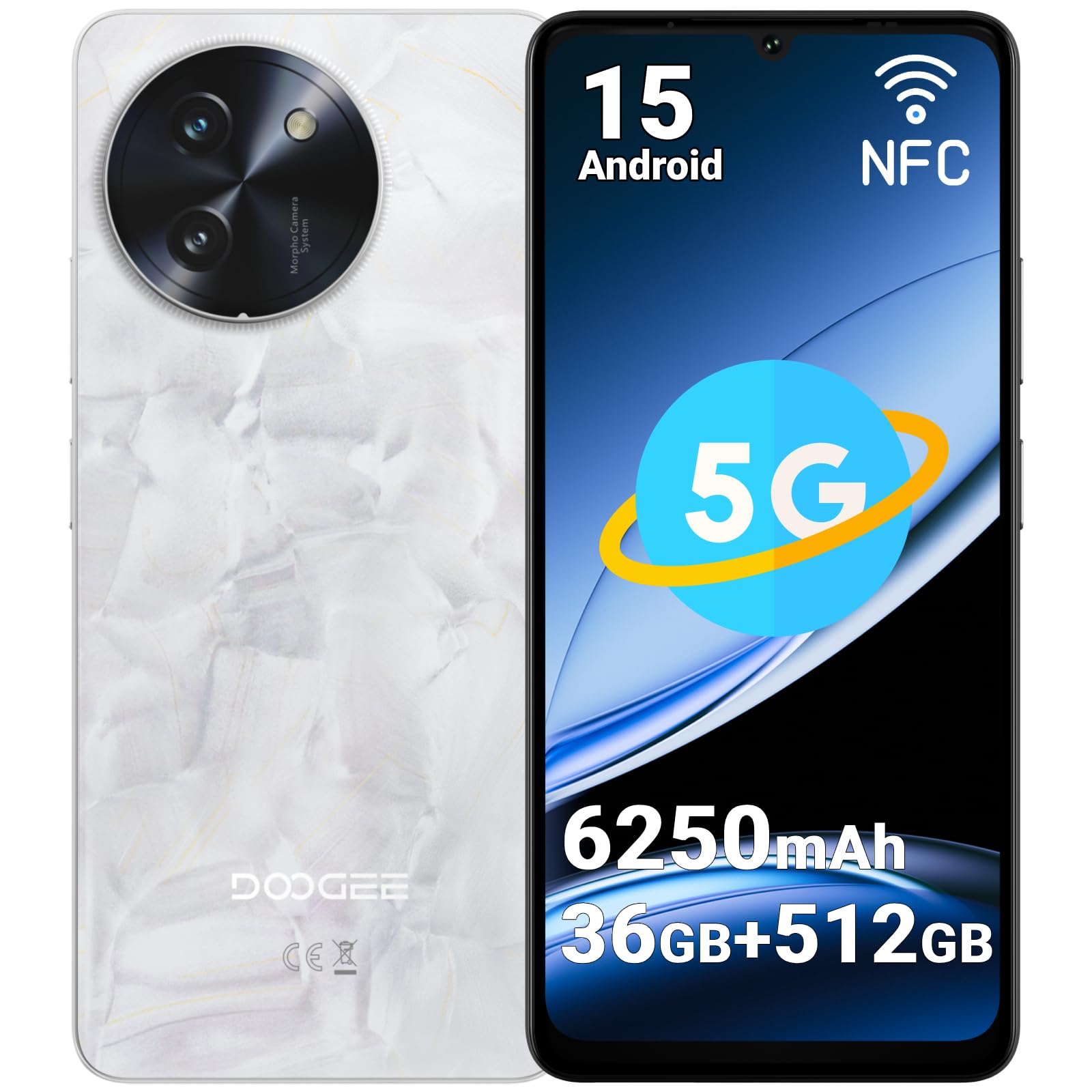 Amazon | DOOGEE Note59 Pro+ 5G対応 スマホ 本体 SIMフリー Android